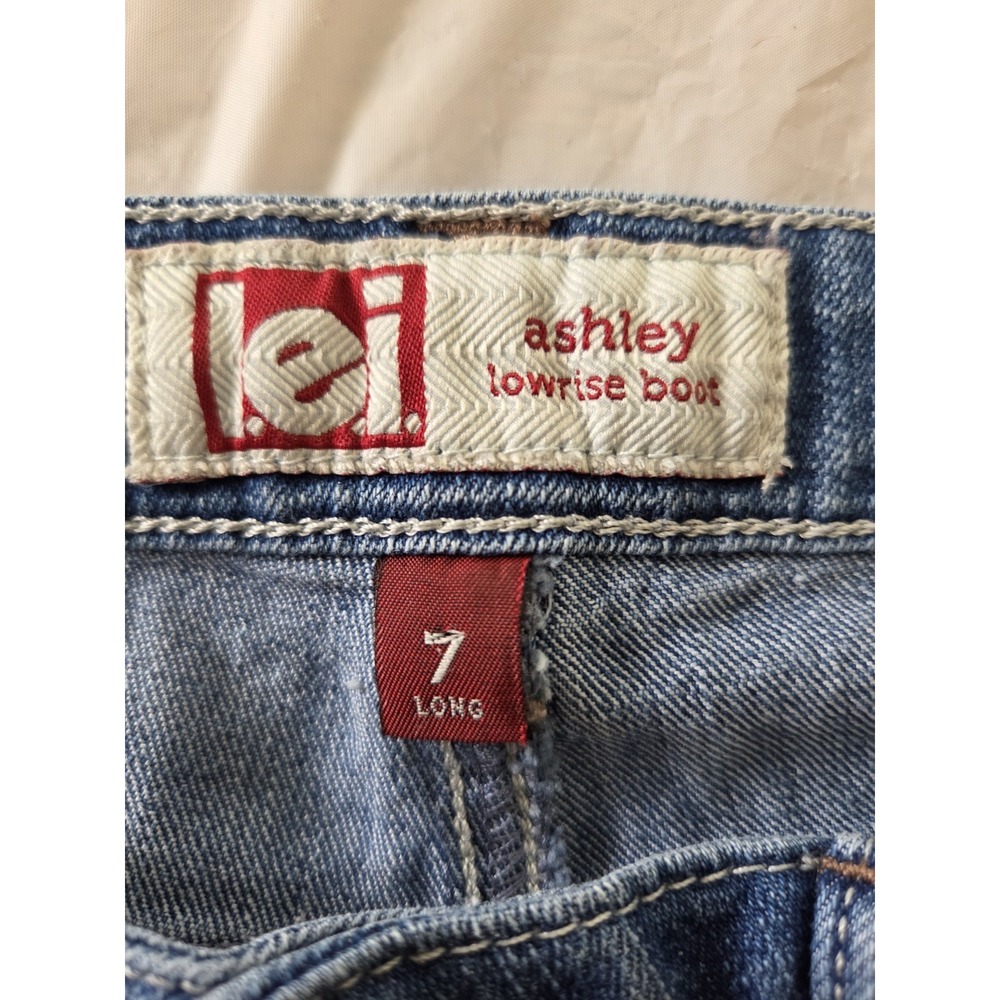 Lei‎ Ashley Lowrise Bootcut Jeans Womens 7 Long - Picture 4 of 8